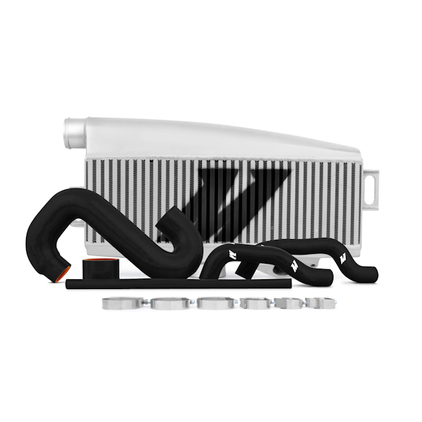 Mishimoto — Mishimoto Subaru 02-07 WRX/04-07 STi Top-Mount Intercooler Kit - Silver/Black Hoses - Not For iRHD - view 34